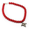 collier perles barbe blanche one piece noir