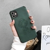 coque iphone one piece leather cuir luffy vert