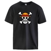 t shirt one piece logo noir