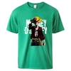 t shirt one piece monkey luffy vert