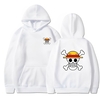 sweatshirt one piece double logo white