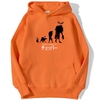 sweatshirt hoodie one piece chopper point orange