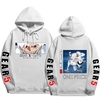 sweatshirt one piece monkey luffy gear fifth white