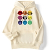 sweatshirt hoodie one piece mugiwara beige