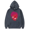 sweatshirt one piece skull dark grey