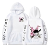 sweatshirt one piece roronoa zoro cherry tree blanc