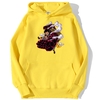 sweatshirt hoodie one piece luffy gear 4 jaune