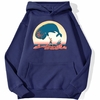 sweatshirt hoodie one piece laboon bleu marine