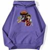 sweatshirt hoodie one piece baggy clown violet