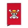 porte cartes one piece jolly roger mugiwara rouge