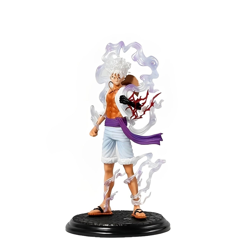 Figurine One Piece Luffy Gear 5 Nika – 20cm, Édition Manga, PVC, Collection 2023