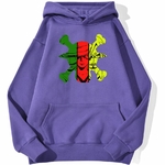 sweatshirt hoodie one piece monster trio violet