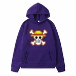 sweatshirt hoodie one piece logo violet