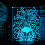 lampe 3d one piece carrot sulong blue