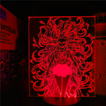 lampe 3d one piece carrot sulong red