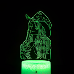 lampe 3d one piece robin pistol green