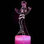 lampe 3d one piece miss all sunday pink