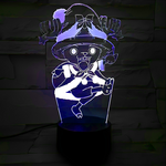 lampe 3d one piece chopper noel blue