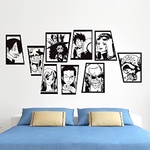 sticker mural one piece mugiwara equipage