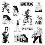 autocollants one piece pack japon 2 3
