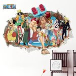 sticker mural one piece mugiwara 3