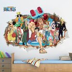 sticker mural one piece mugiwara 4