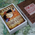 pack 100 affiches wanted avis de recherche one piece boite