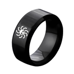 bague one piece jolly roger boa hancock noir