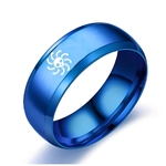 bague one piece jolly roger boa hancock bleu