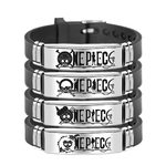 bracelet one piece silisteel jolly roger