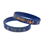 bracelet one piece silicone bleu 1