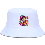 bob one piece luffy coloré blanc