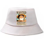 bob one piece affiche wanted luffy beige