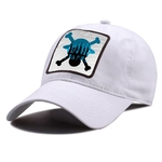 casquette one piece crâne mugiwara blanche