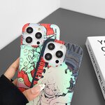 coque iphone one piece red luffy 1