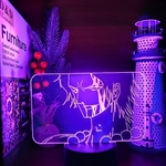 lampe 3d one piece portgas ace visage face 5