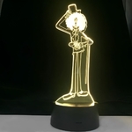 lampe 3d one piece brook jaune