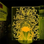 lampe 3d one piece carrot sulong yellow