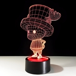 lampe 3d one piece tony chopper rouge
