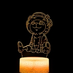 lampe 3d one piece chopper sitting yellow