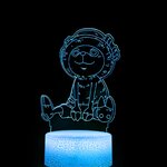 lampe 3d one piece chopper sitting blue 1