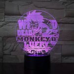lampe 3d one piece luffy arena tour violet