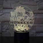 lampe 3d one piece luffy arena tour jaune