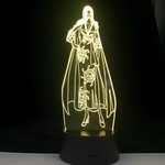 lampe 3d one piece boa hancock jaune