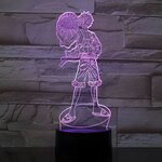 lampe 3d one piece monkey luffy violet