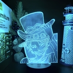 lampe 3d one piece luffy hats 5