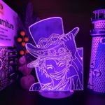 lampe 3d one piece luffy hats 6