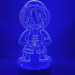 lampe 3d one piece monkey luffy kid 2 bleu 2