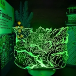 lampe 3d one piece luffy snakeman 2