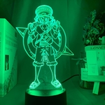 lampe 3d one piece luffy stampede vert